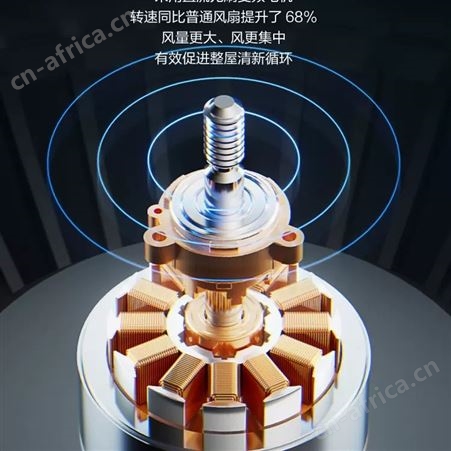 艾美特天鹅空气循环扇家用办公落地扇立式直流遥控智能电风扇
