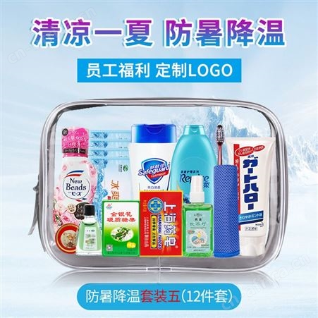 防暑降温包套装劳防用品夏季清凉包高温慰品大礼包防控防疫包定制