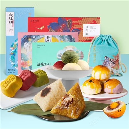 南宋胡记杭州绿豆糕点心青团清明馃龙井蛋黄酥中式果子零食品小吃