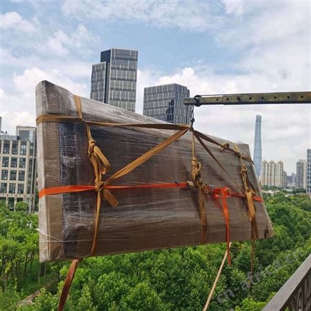 吊门窗玻璃上楼 装修材料板材吊入户 高层吊封阳台大框架建材