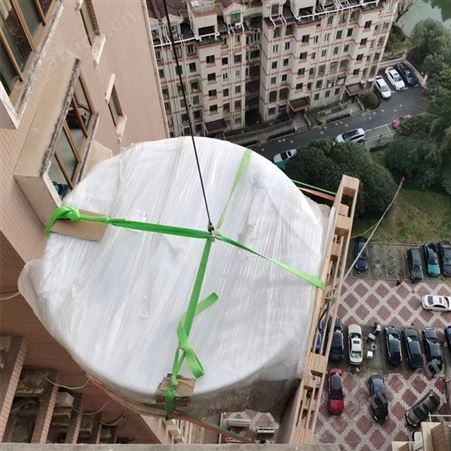 吊门窗玻璃上楼 装修材料板材吊入户 高层吊封阳台大框架建材