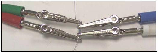 Lead placement is critical for a non-inductive spectrum of the 100 &Omega resistor.