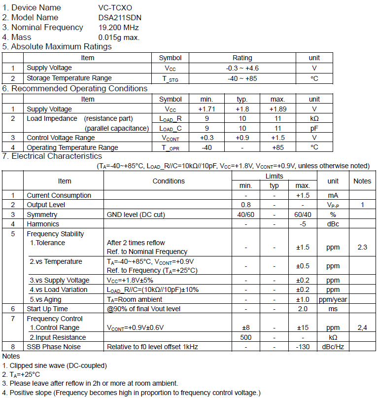 VC-TCXO压控温补晶振的一号脚可以悬空吗? VC-TCXO压控温补晶振的一号脚可以悬空吗?