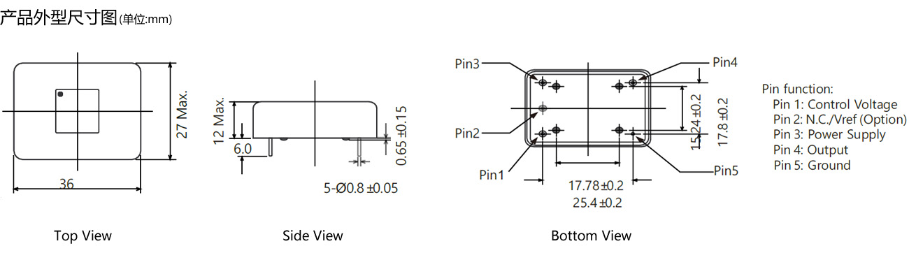 TCXO温补晶振和OCXO恒温晶振参数对比 TCXO温补晶振和OCXO恒温晶振参数对比