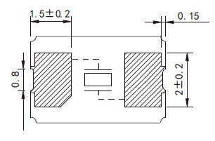 见无源贴片晶振内部电路连接图