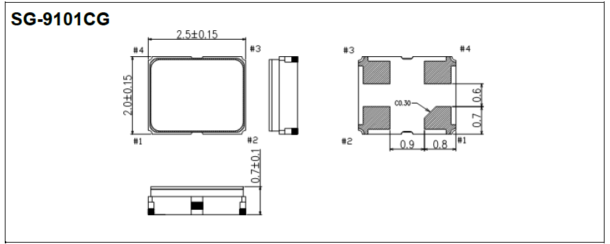 EPSON SPREAD SPECTRUM/爱普生展频晶振SG9101规格及使用说明