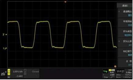 示波器测有源晶振为何不是方波而是三角波？