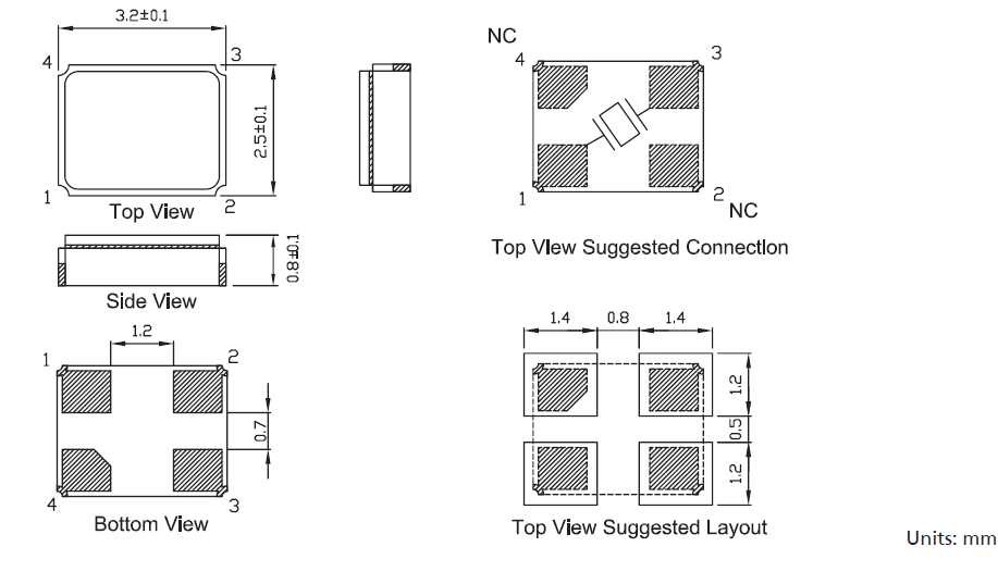 TXC晶振7V系列常用料号频点及参数介绍 TXC晶振7V系列常用料号频点及参数介绍