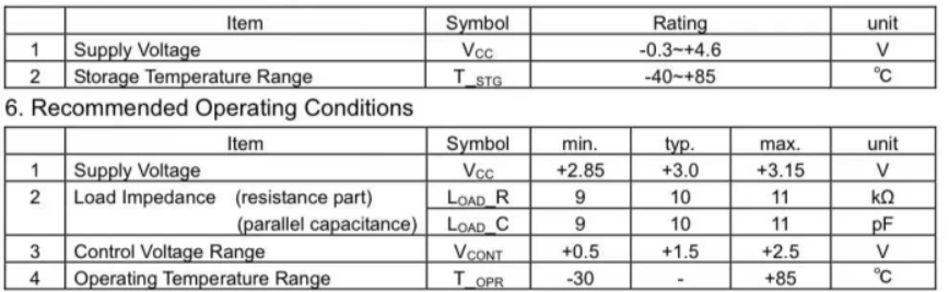 KDS压控温补晶振VC-TCXO3225 40MHz规格参数说明 KDS压控温补晶振VC-TCXO3225 40MHz规格参数说明