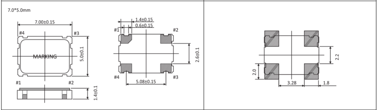晶诺威科技贴片有源晶振(晶体振荡器)尺寸及焊盘说明汇总 晶诺威科技贴片有源晶振(晶体振荡器)尺寸及焊盘说明汇总