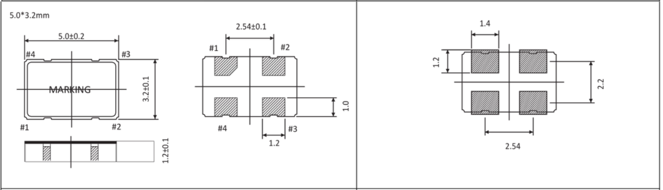 晶诺威科技贴片有源晶振(晶体振荡器)尺寸及焊盘说明汇总 晶诺威科技贴片有源晶振(晶体振荡器)尺寸及焊盘说明汇总